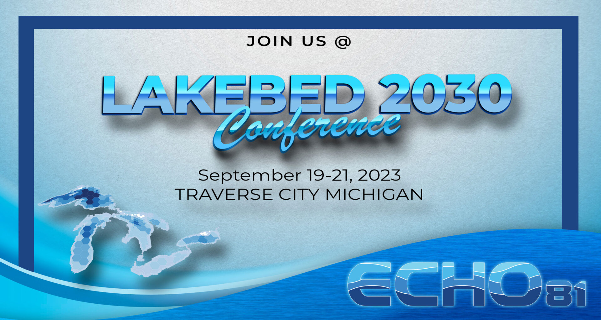 ECHO81 Lakebed 2030 Conference. ECHO81 is Premier Supplier of Underwater Survey Technologies Rental Sales Training Offshore Hydrography Geophysics.